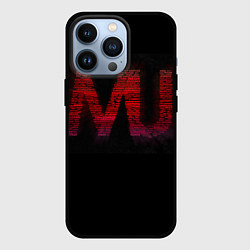 Чехол для iPhone 13 Pro Manchester United team, цвет: 3D-черный