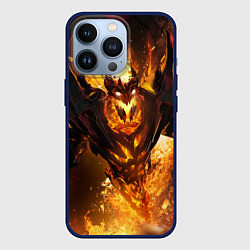 Чехол для iPhone 13 Pro Nevermore Hell, цвет: 3D-тёмно-синий