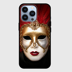 Чехол для iPhone 13 Pro Венецианская маска, цвет: 3D-черный