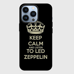 Чехол iPhone 13 Pro Keep Calm & Led Zeppelin