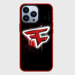 Чехол для iPhone 13 Pro FaZe Clan: Black collection, цвет: 3D-красный