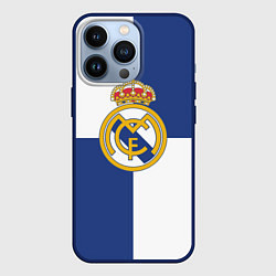 Чехол для iPhone 13 Pro Real Madrid: Blue style, цвет: 3D-тёмно-синий
