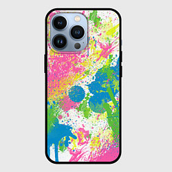 Чехол для iPhone 13 Pro Брызги, цвет: 3D-черный