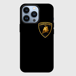 Чехол для iPhone 13 Pro Lamborghini, цвет: 3D-черный