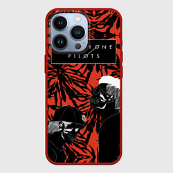 Чехол для iPhone 13 Pro Twenty One Pilots, цвет: 3D-красный