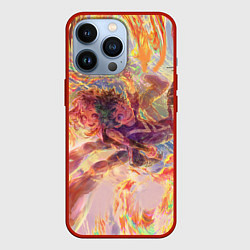 Чехол для iPhone 13 Pro Моя геройская академия, цвет: 3D-красный