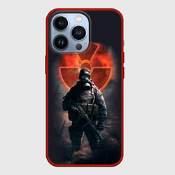 Чехол для iPhone 13 Pro STALKER: Red Sun, цвет: 3D-красный