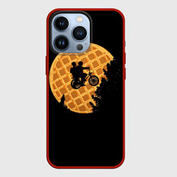 Чехол для iPhone 13 Pro Wafer Rider, цвет: 3D-красный