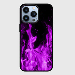 Чехол iPhone 13 Pro Фиолетовый огонь