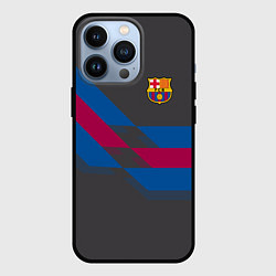 Чехол iPhone 13 Pro Barcelona FC: Dark style