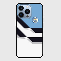 Чехол iPhone 13 Pro Manchester City FC: White style