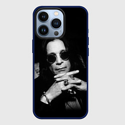 Чехол для iPhone 13 Pro Оззи Осборн, цвет: 3D-тёмно-синий