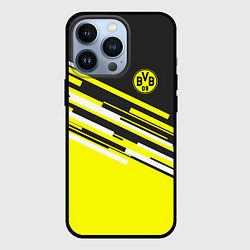 Чехол для iPhone 13 Pro Borussia FC: Sport Line 2018, цвет: 3D-черный