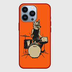 Чехол iPhone 13 Pro Drums Fox