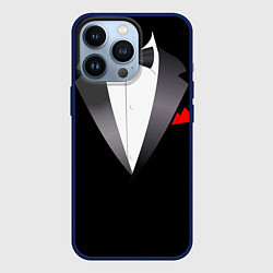 Чехол для iPhone 13 Pro Смокинг мистера, цвет: 3D-тёмно-синий