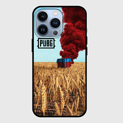 Чехол для iPhone 13 Pro PUBG Box, цвет: 3D-черный