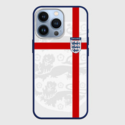 Чехол для iPhone 13 Pro Сборная Англии, цвет: 3D-тёмно-синий