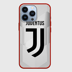 Чехол для iPhone 13 Pro FC Juventus: Silver Original, цвет: 3D-красный