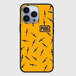 Чехол iPhone 13 Pro PUBG: Yellow Weapon