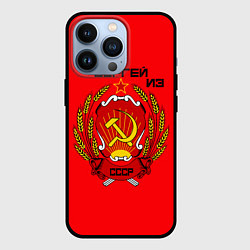 Чехол для iPhone 13 Pro Сергей из СССР, цвет: 3D-черный