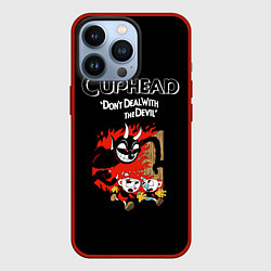 Чехол iPhone 13 Pro Cuphead: Hell Devil