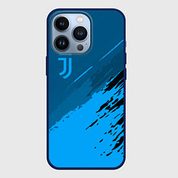 Чехол для iPhone 13 Pro FC Juventus: Blue Original, цвет: 3D-тёмно-синий