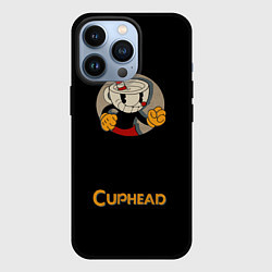 Чехол iPhone 13 Pro Cuphead: Black Mugman