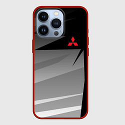 Чехол для iPhone 13 Pro MITSUBISHI SPORT, цвет: 3D-красный