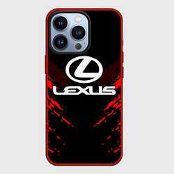 Чехол для iPhone 13 Pro Lexus: Red Anger, цвет: 3D-красный