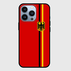 Чехол для iPhone 13 Pro Германия, цвет: 3D-черный