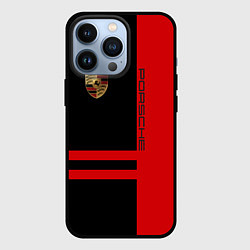 Чехол для iPhone 13 Pro Porsche: Red Sport, цвет: 3D-черный
