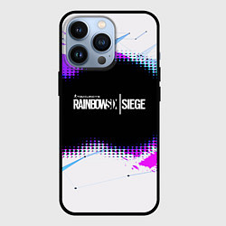 Чехол для iPhone 13 Pro Rainbow Six Siege: Color Style, цвет: 3D-черный