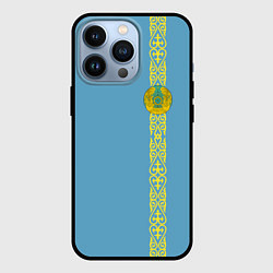 Чехол для iPhone 13 Pro I Love Kazakhstan, цвет: 3D-черный