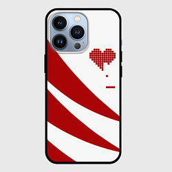 Чехол для iPhone 13 Pro Игра в сердца, цвет: 3D-черный