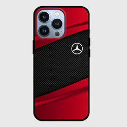 Чехол для iPhone 13 Pro Mercedes Benz: Red Sport, цвет: 3D-черный