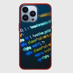 Чехол для iPhone 13 Pro Programming Collection, цвет: 3D-красный