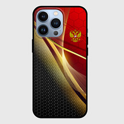 Чехол iPhone 13 Pro RUSSIA SPORT: Gold Collection