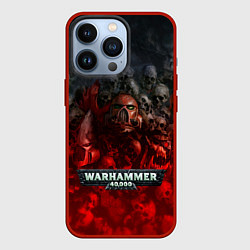 Чехол для iPhone 13 Pro Warhammer 40000: Dawn Of War, цвет: 3D-красный