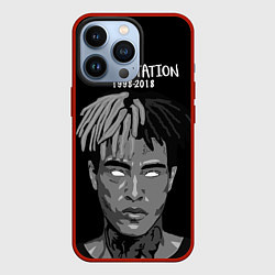 Чехол для iPhone 13 Pro XXXTentacion: 1998-2018, цвет: 3D-красный