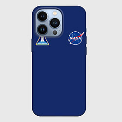 Чехол для iPhone 13 Pro NASA: Special Form, цвет: 3D-тёмно-синий
