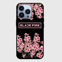 Чехол iPhone 13 Pro Black Pink: Delicate Sakura