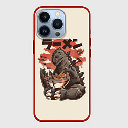 Чехол для iPhone 13 Pro Godzilla Eat, цвет: 3D-красный