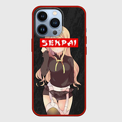 Чехол для iPhone 13 Pro Senpai Baby, цвет: 3D-красный