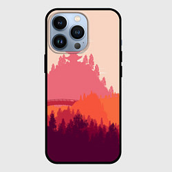 Чехол iPhone 13 Pro Firewatch City