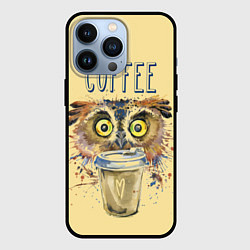 Чехол iPhone 13 Pro Owls like coffee