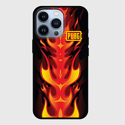 Чехол iPhone 13 Pro PUBG: Hell Flame