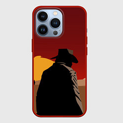 Чехол для iPhone 13 Pro RDR 2: Dark Man, цвет: 3D-красный