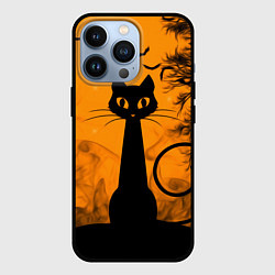 Чехол iPhone 13 Pro Halloween Cat