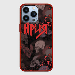 Чехол для iPhone 13 Pro Ария, цвет: 3D-красный