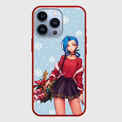 Чехол для iPhone 13 Pro New Year Jinx, цвет: 3D-красный